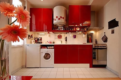 Дизайн кухни в хрущевке с газовой колонкой