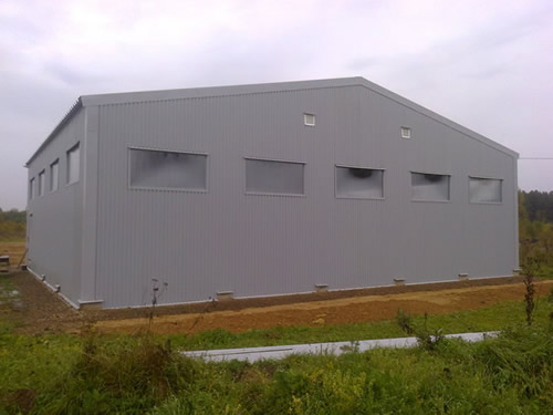 ангар из профнастила