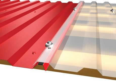 Боковой нахлест профнастила