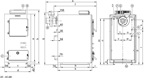 Чертежи газогенераторных котлов