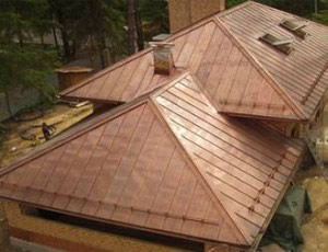 крыша из меди