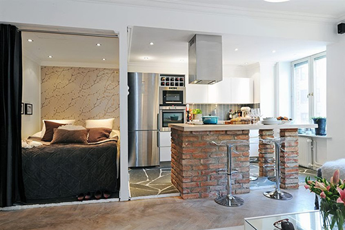 Дизайн маленькой квартиры студии