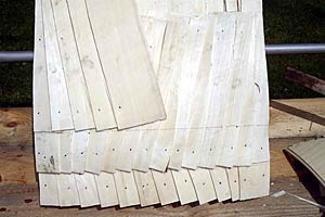 Дранка кровельная