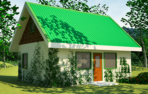 Двускатная крыша