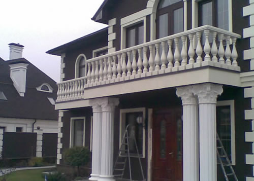 Фасад современного коттеджа