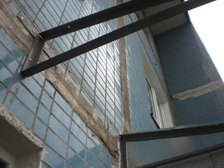 ферма для балконной крыши из уголка