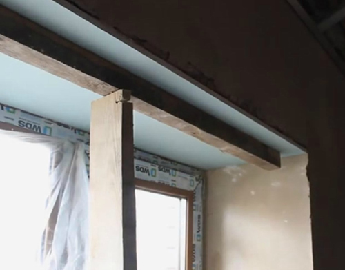 Фиксация ГКЛ на месте установки