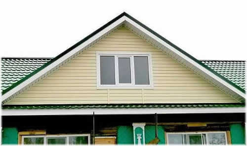 фронтон из профнастила