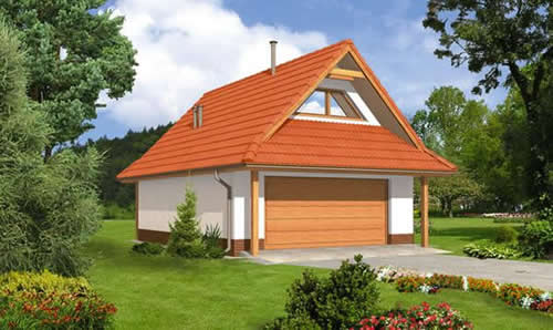 Гараж с мансардой