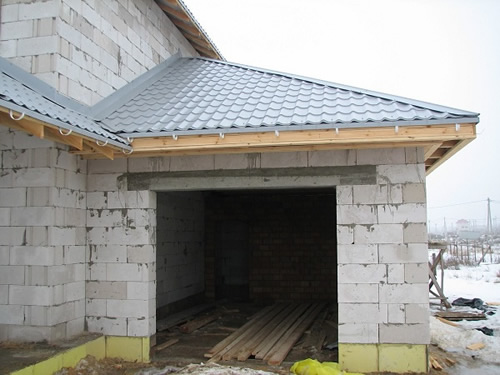 Гараж-пристройка должен гармонировать с домом