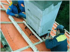 правильная герметизация трубы на крыше