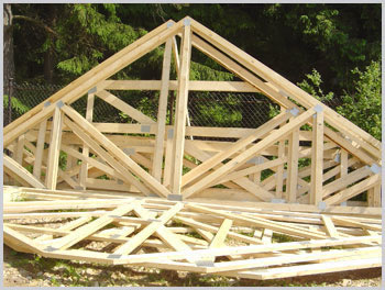Готовые стропильные фермы для каркасных домов