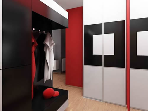 Интерьер маленькой прихожей