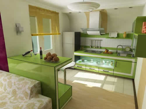 интерьер малогабаритной однушки