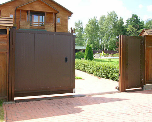 Как сделать сдвижные ворота