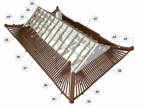 крыша в китайском стиле