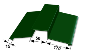 параметры кровельного конька