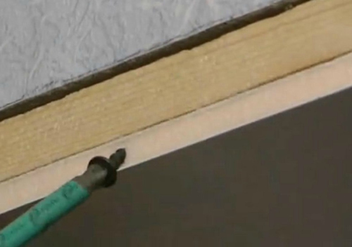 Крепление панели к обрешетке