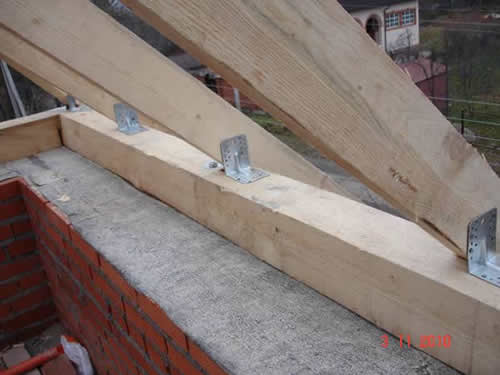 Крепление стропил