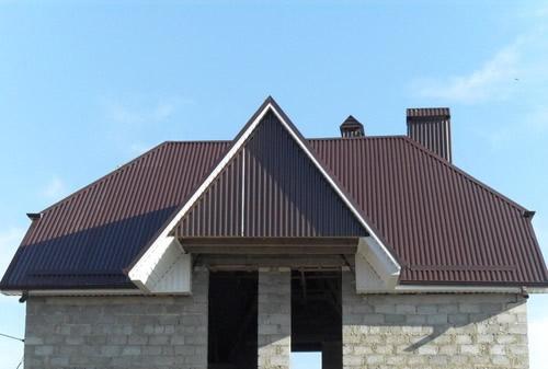 Крыша из профлиста