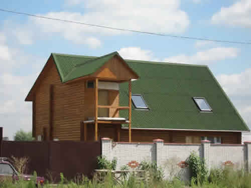 Кровля из ондулина