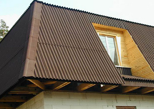 Крыша из еврошифера