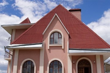 Крыша из ондулина