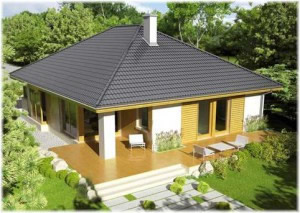 четырехскатная крыша