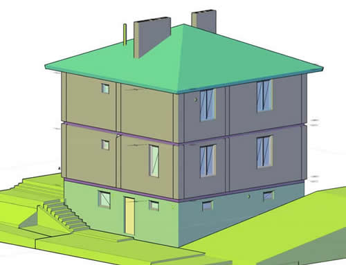 крыша конвертом