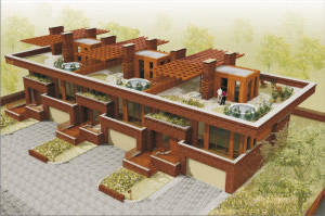 проект эксплуатируемой плоской кровли