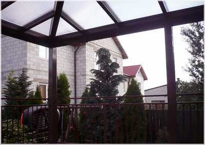 крыша терассы из поликарбоната
