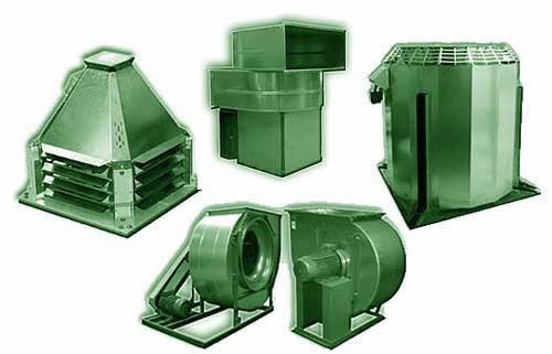 виды крышных вентиляторов