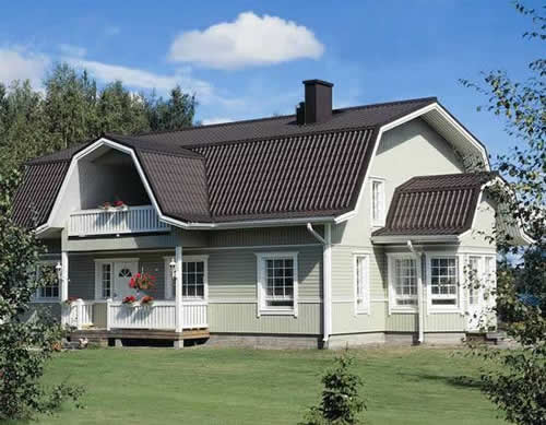 Ломаная мансардная крыша