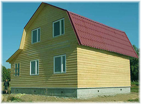 ломаная двускатная крыша