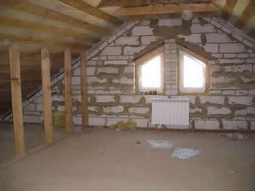 Мансарда под крышей