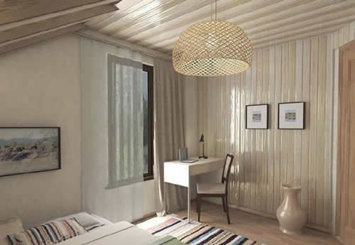 Мансарда в деревенском стиле