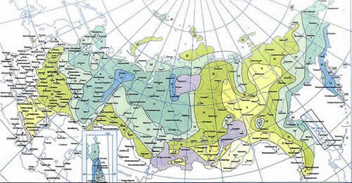 карта снеговых нагрузок РФ