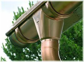 водосток из меди