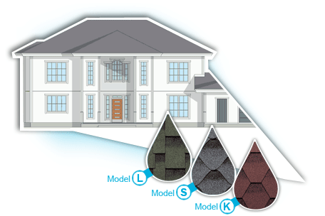 Модификации битумной черепицы Керабит