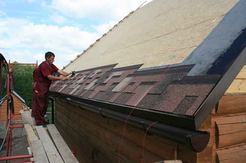 Монтаж гибкой черепицы