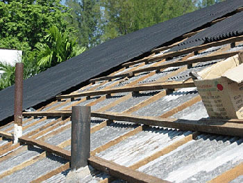 Монтаж гибкого шифера поверх старой кровли