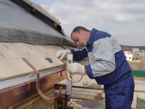 Монтаж водостока