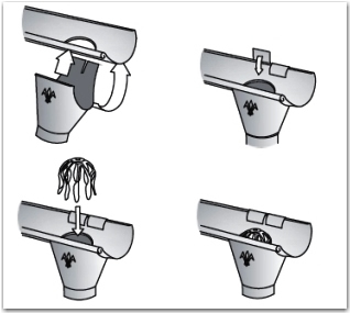 Монтаж воронки