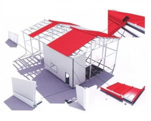 монтаж сэндвич панелей