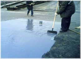 нанесение мастики ручным способом