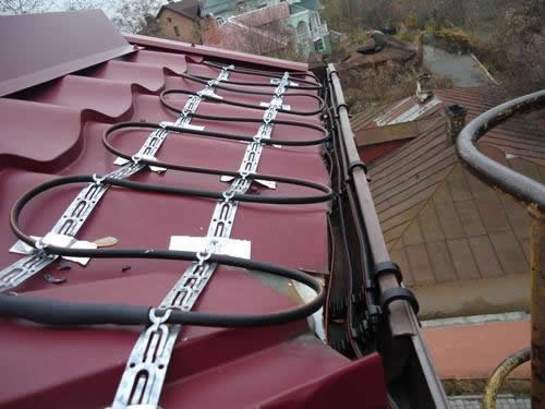 система обогрева кровли 