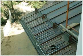 обогрев кровли и водостоков дома