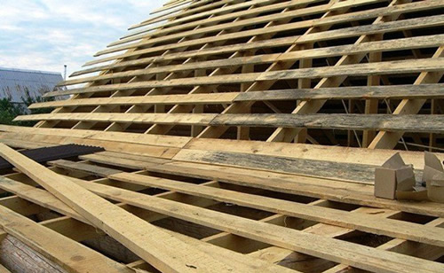 Обрешетка скатной кровли