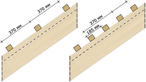 обрешетка вальмовой крыши