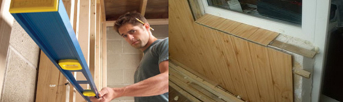 Обязательно проверяем плоскость установки